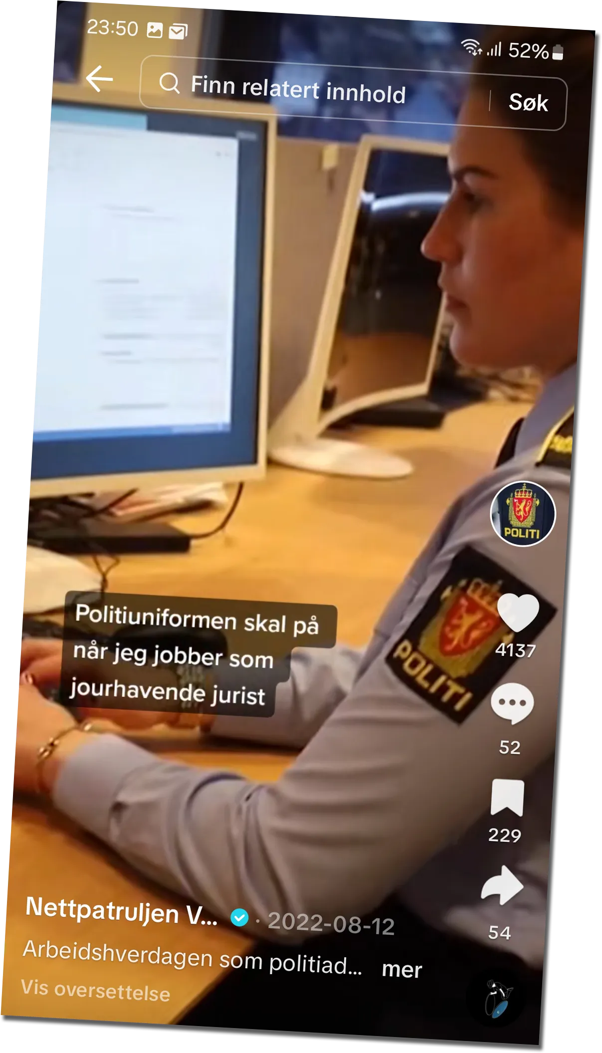 Politiet på TikTok